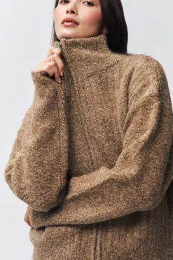 GUIZIO Mila Zip Up- Sweaters|Knitwear