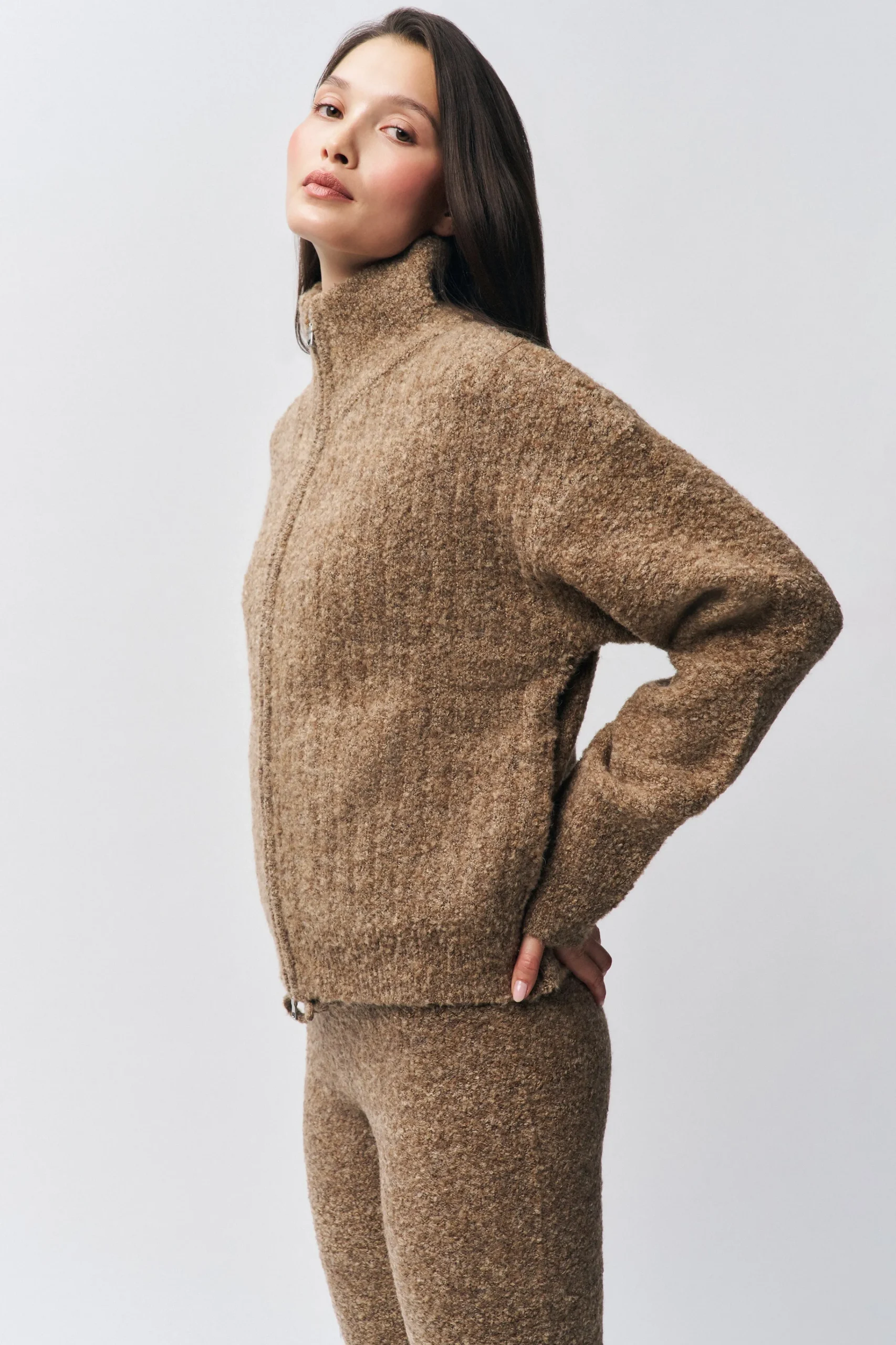 GUIZIO Mila Zip Up- Sweaters|Knitwear