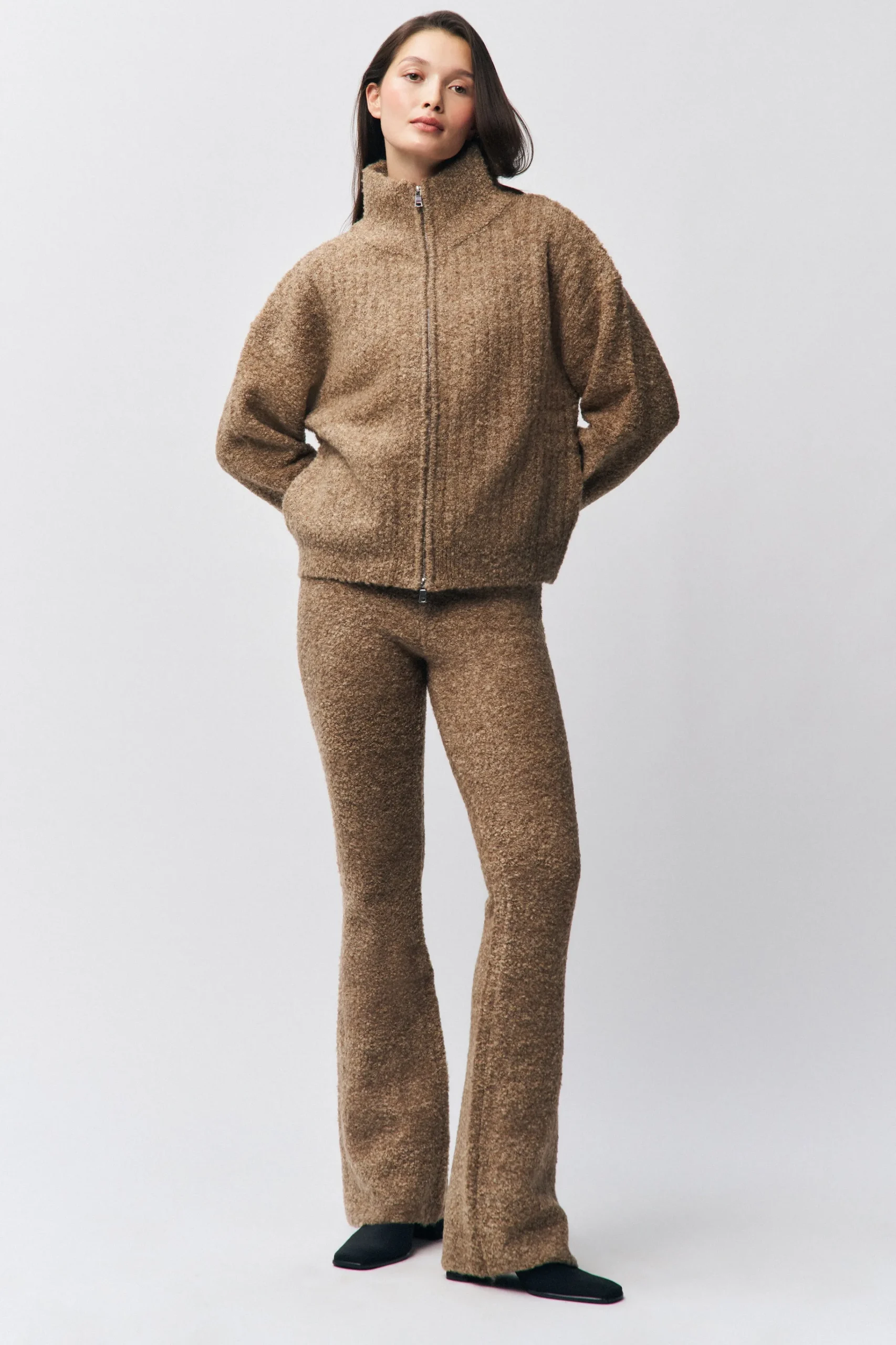 GUIZIO Mila Zip Up- Sweaters|Knitwear