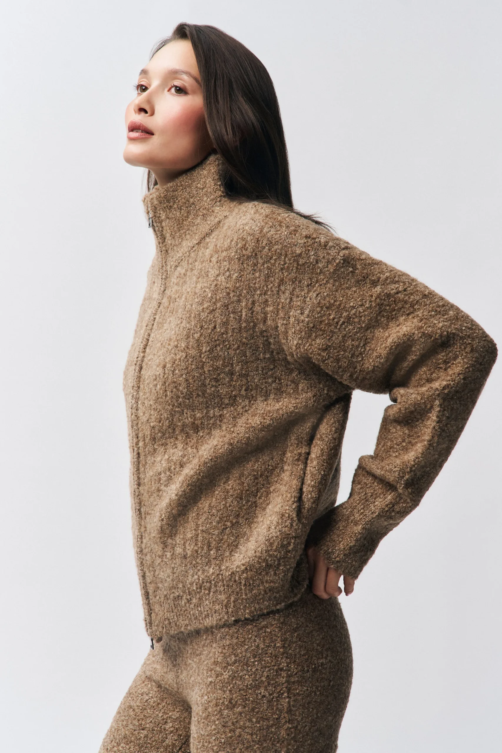 GUIZIO Mila Zip Up- Sweaters|Knitwear