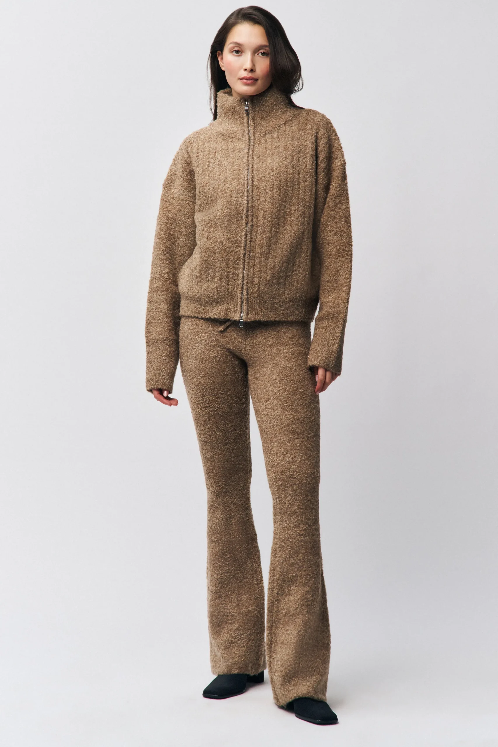 GUIZIO Mila Zip Up- Sweaters|Knitwear