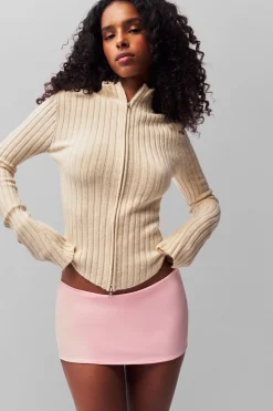 GUIZIO Nell Zip Up- Sweaters|Knitwear