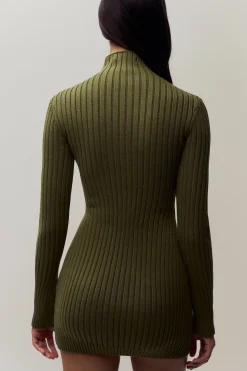 GUIZIO Nell Zip Up Dress- Mini Dresses