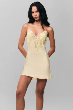 GUIZIO Nova Slip Mini Dress- Mini Dresses|Dresses