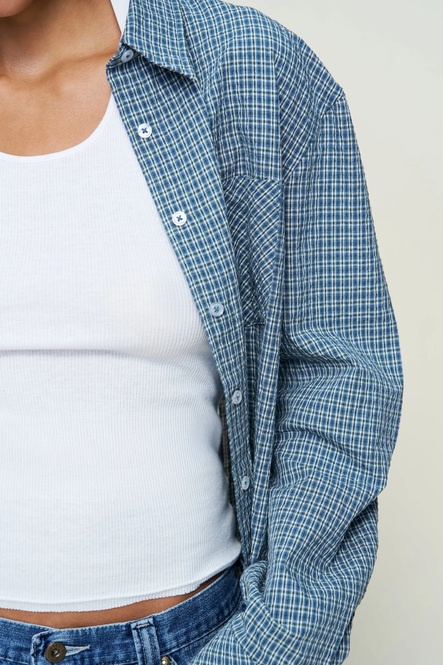 GUIZIO Oona Buttondown- Long Sleeve Tops|Tops