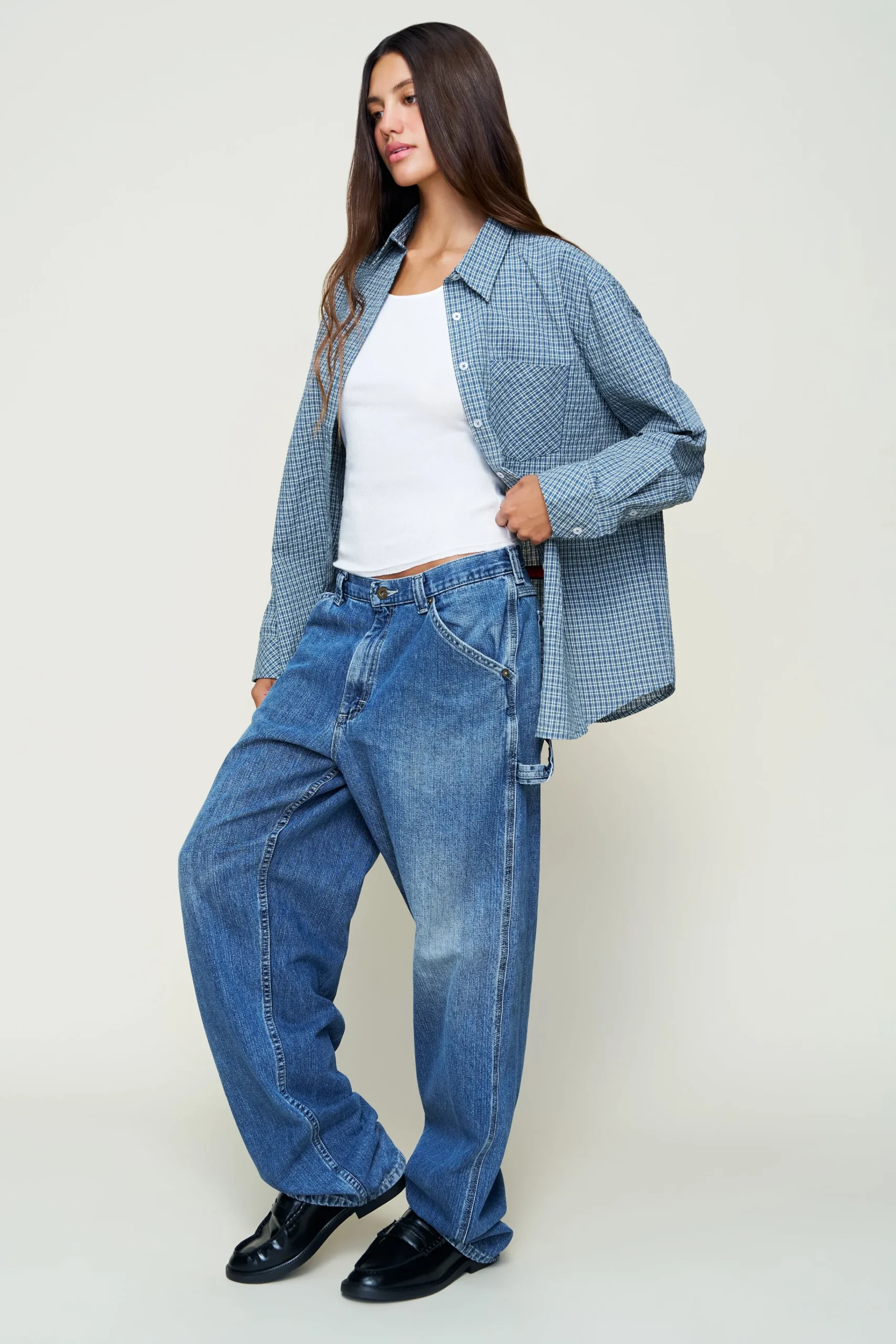 GUIZIO Oona Buttondown- Long Sleeve Tops|Tops
