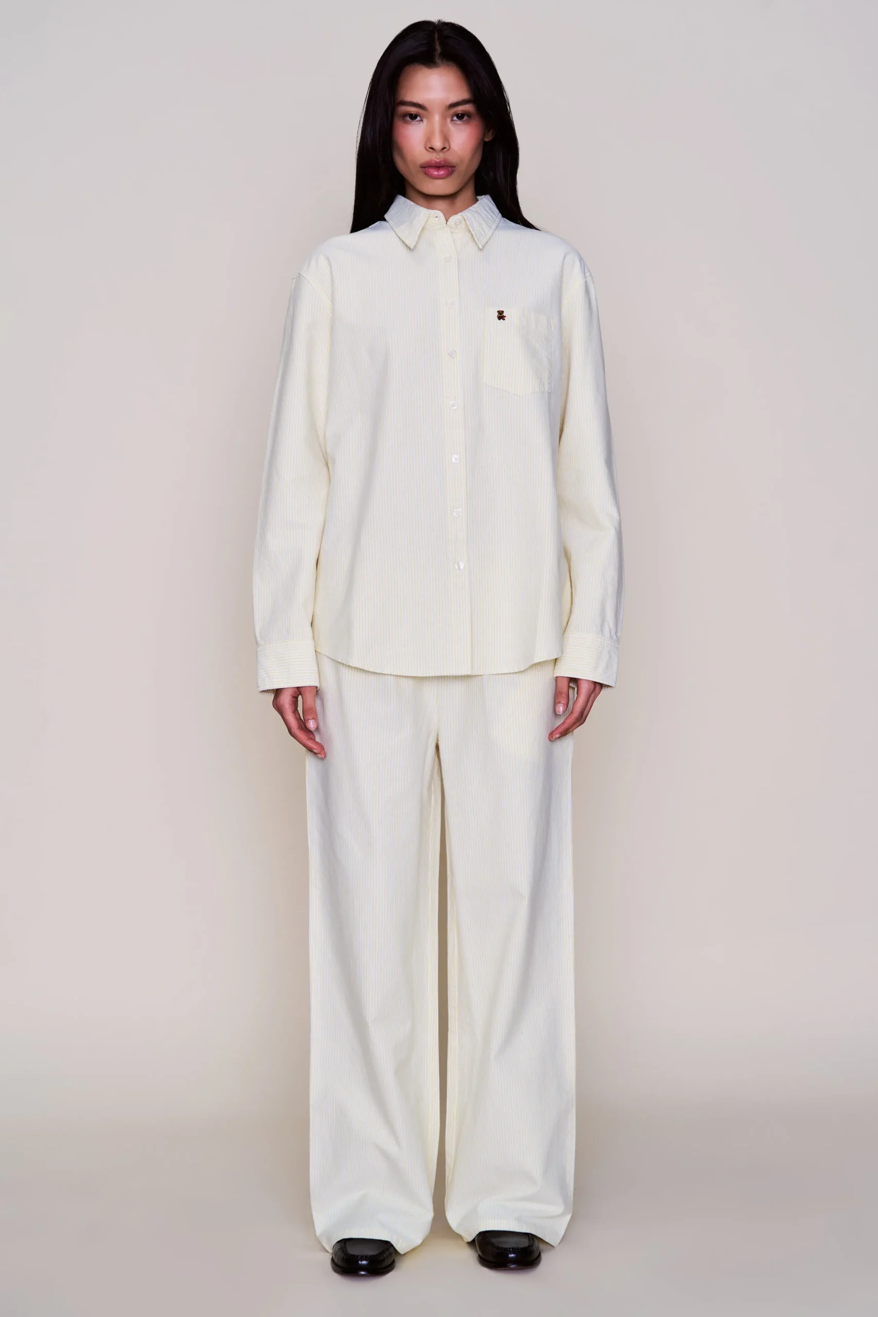 GUIZIO Oona Buttondown- Long Sleeve Tops|Tops