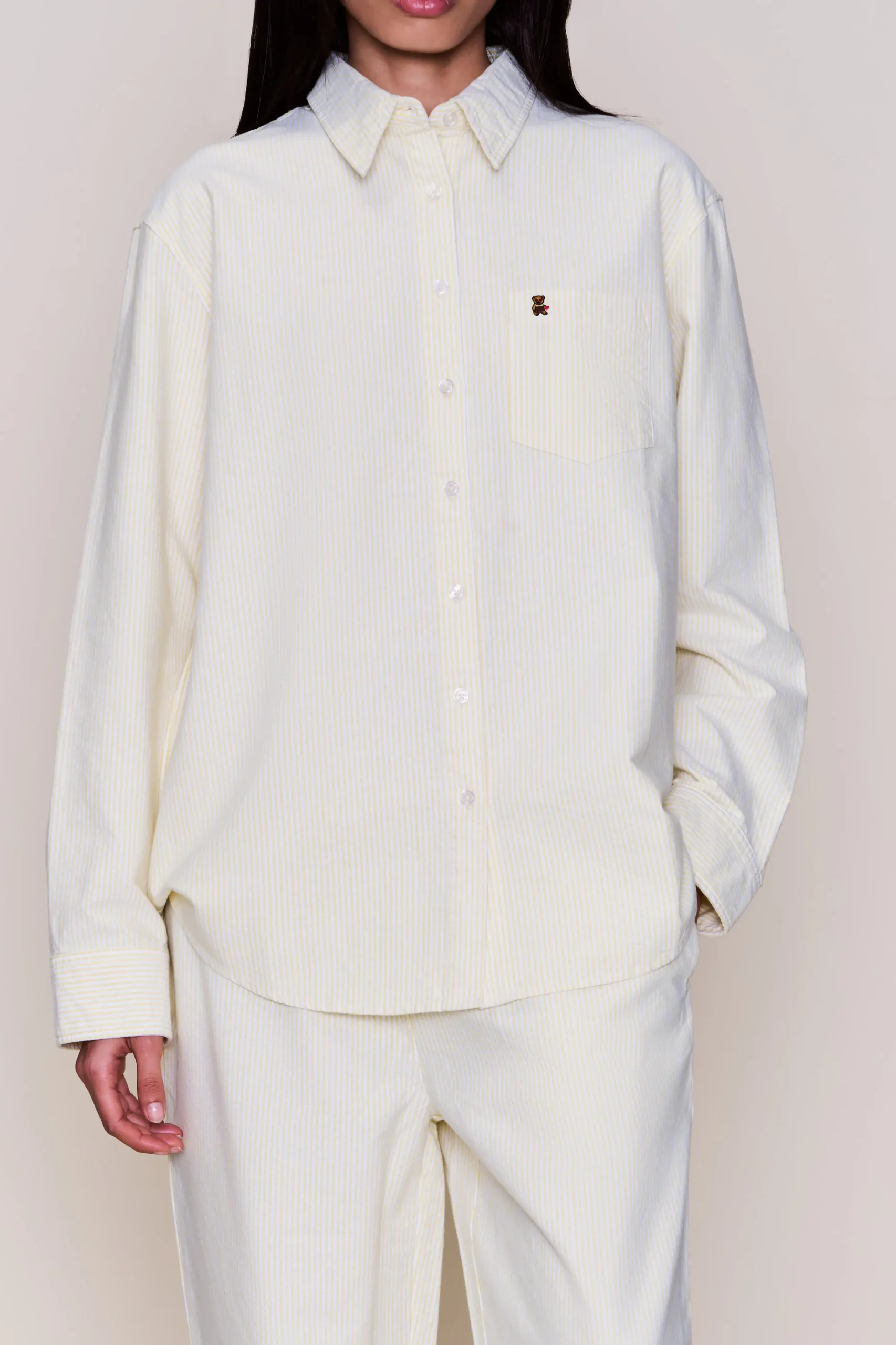 GUIZIO Oona Buttondown- Long Sleeve Tops|Tops