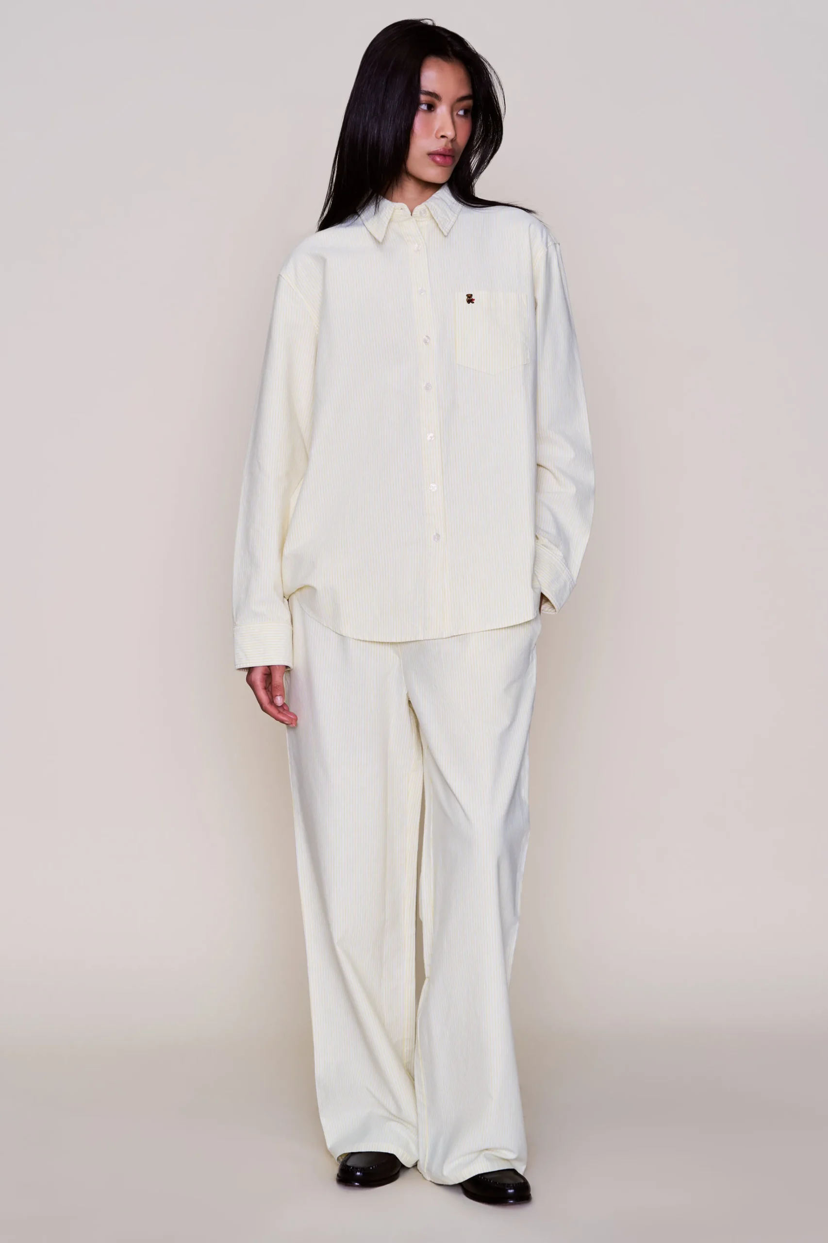 GUIZIO Oona Buttondown- Long Sleeve Tops|Tops