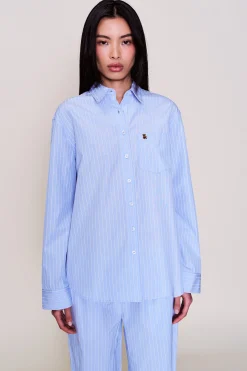 GUIZIO Oona Buttondown- Long Sleeve Tops|Tops