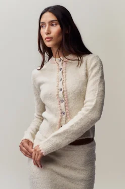 GUIZIO Palmyra Knit Cardigan- Sweaters|Knitwear