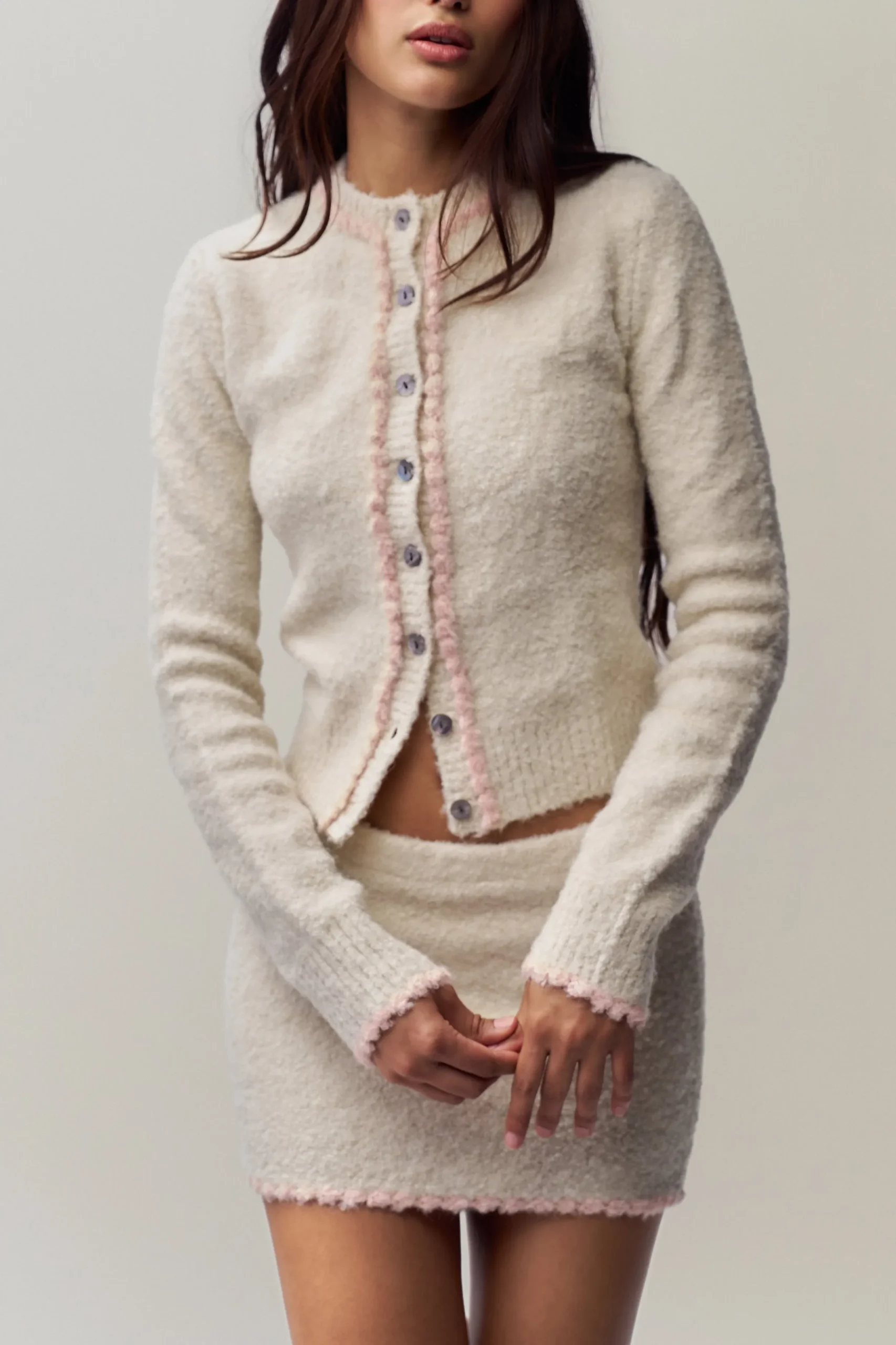 GUIZIO Palmyra Knit Cardigan- Sweaters|Knitwear