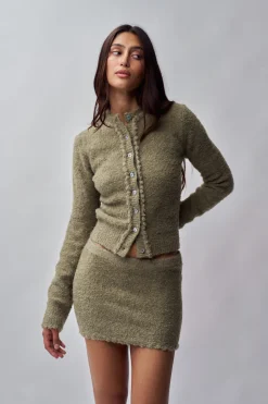 GUIZIO Palmyra Knit Cardigan- Sweaters|Knitwear