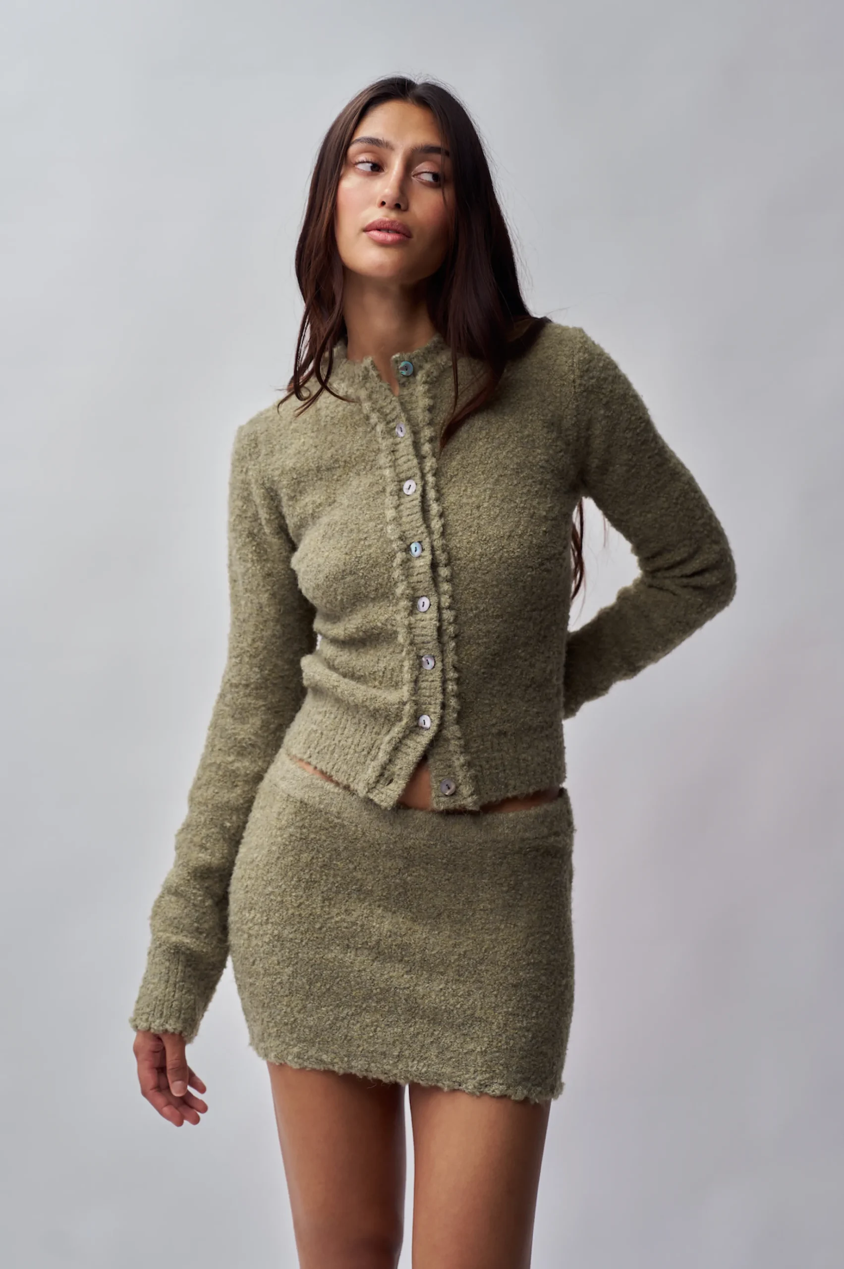 GUIZIO Palmyra Knit Cardigan- Sweaters|Knitwear