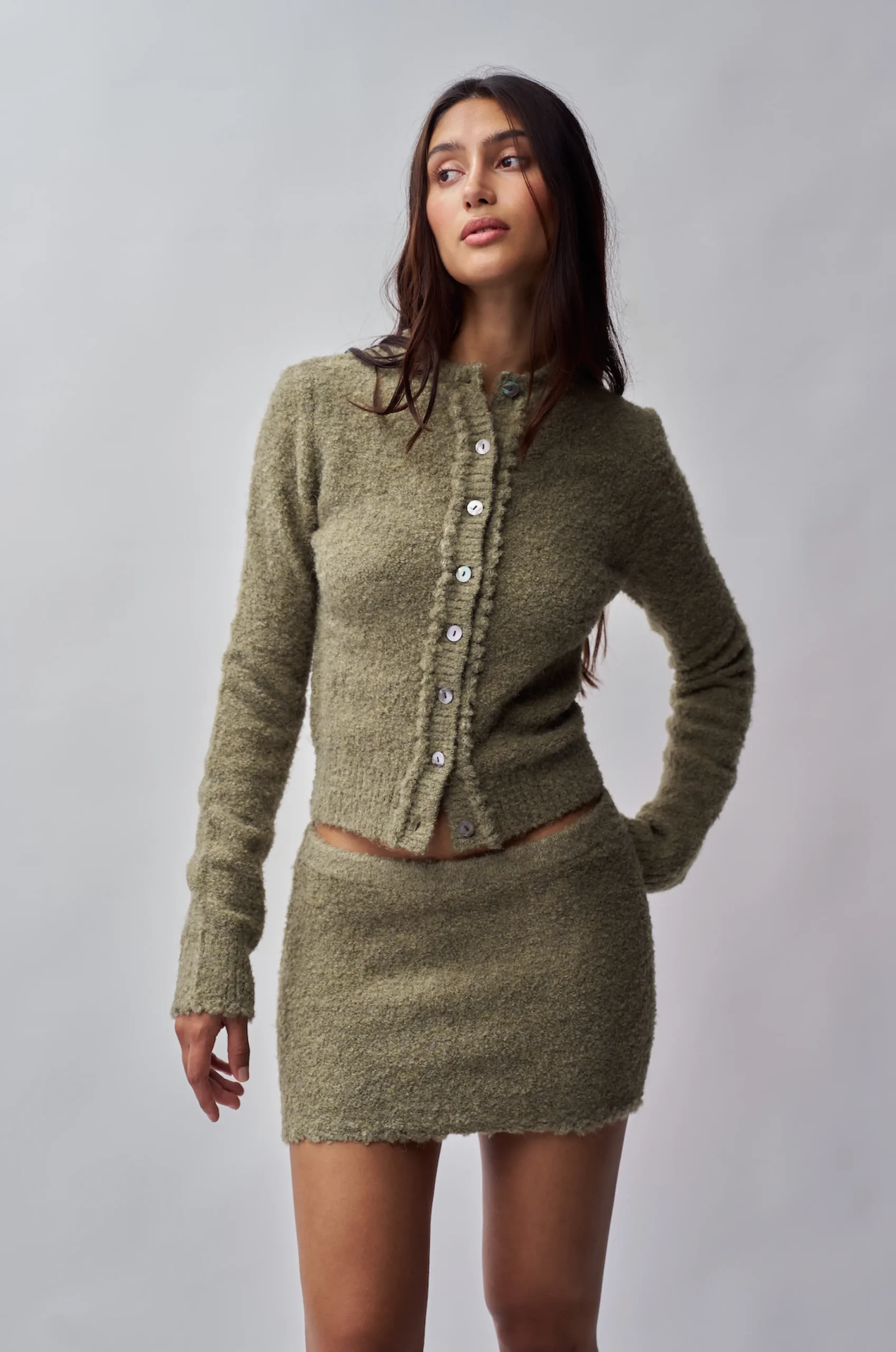 GUIZIO Palmyra Knit Cardigan- Sweaters|Knitwear