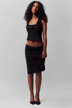GUIZIO Paloma Lace Top- Sleeveless Tops|Tops