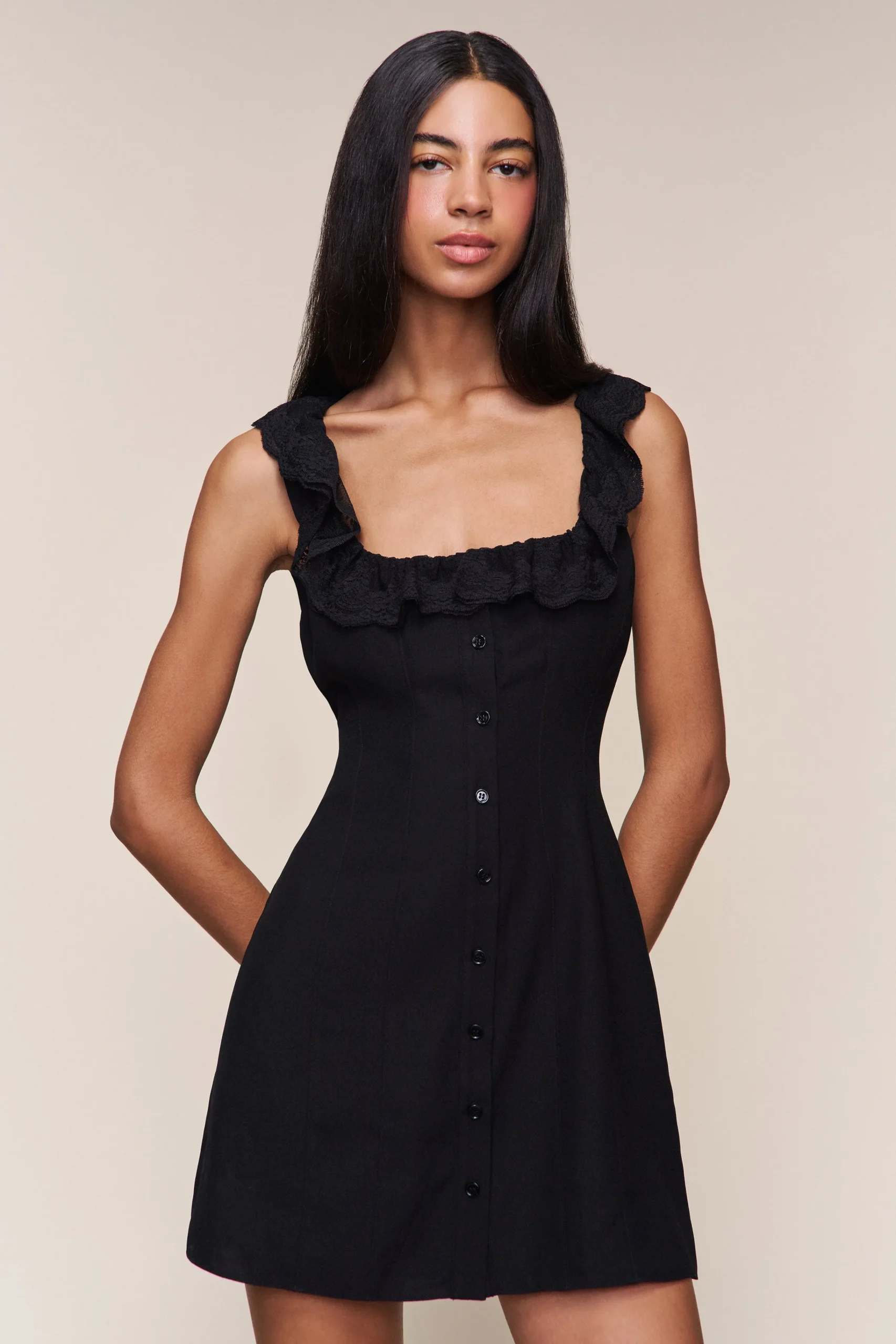 GUIZIO Paloma Mini Dress- Mini Dresses|Dresses