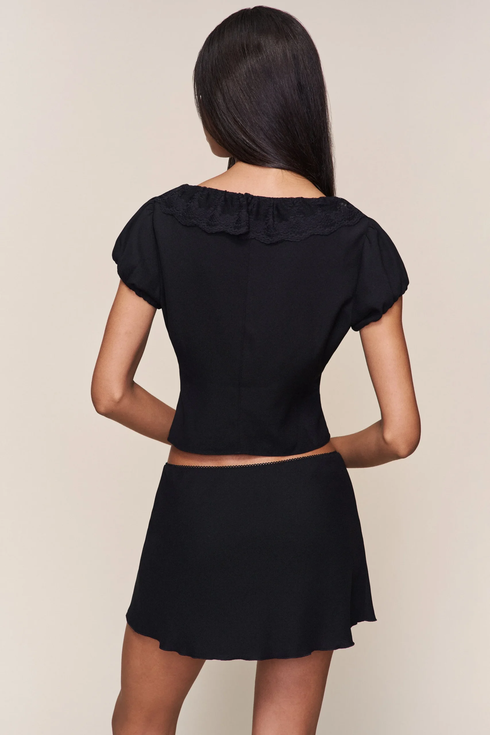 GUIZIO Paloma Mini Skirt- Mini Skirts|Skirts