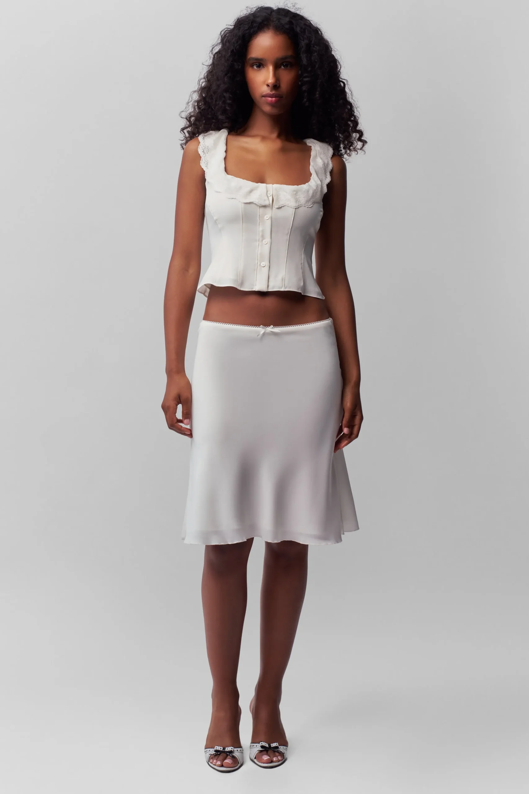 GUIZIO Paloma Skirt- Midi Skirts|Skirts