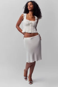 GUIZIO Paloma Skirt- Midi Skirts|Skirts