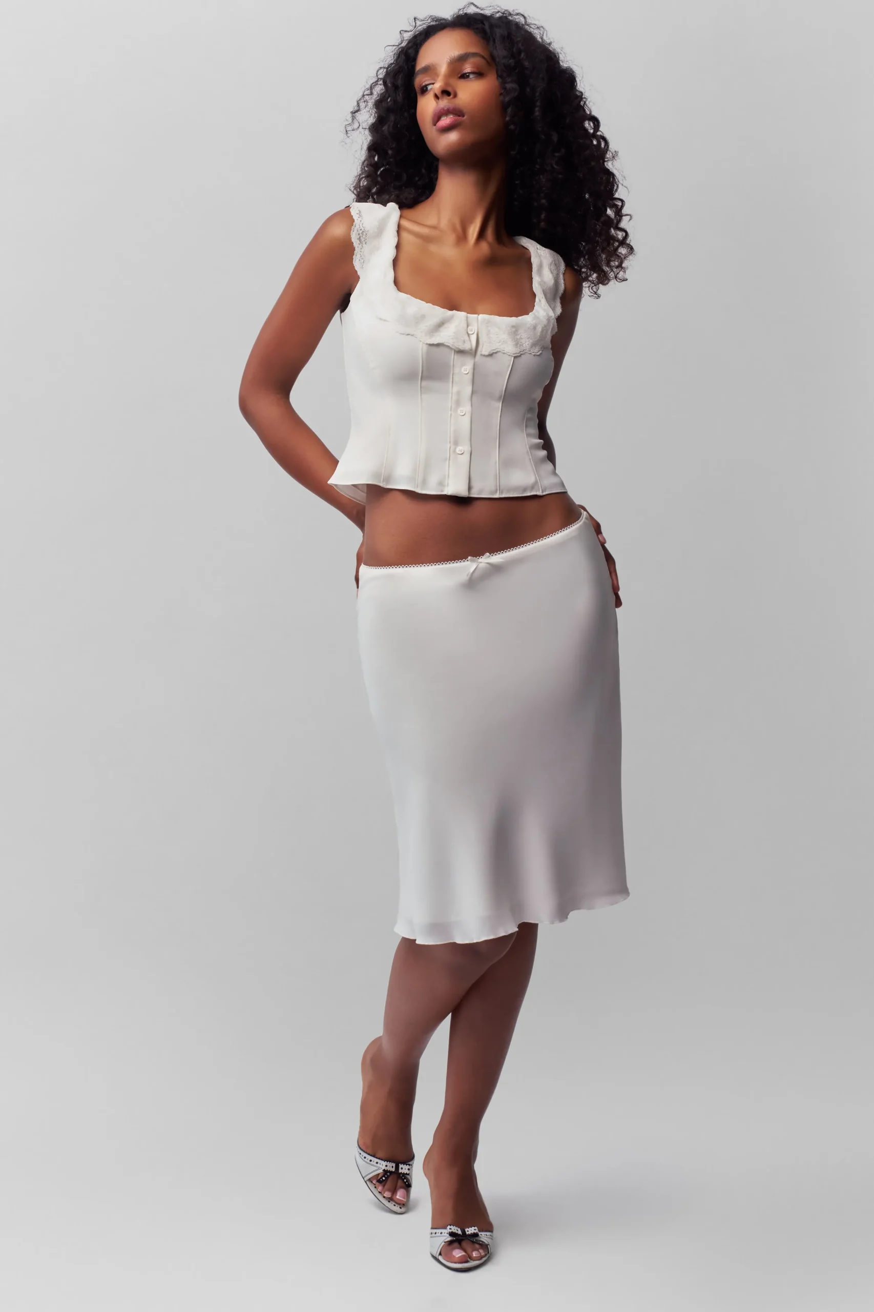 GUIZIO Paloma Skirt- Midi Skirts|Skirts
