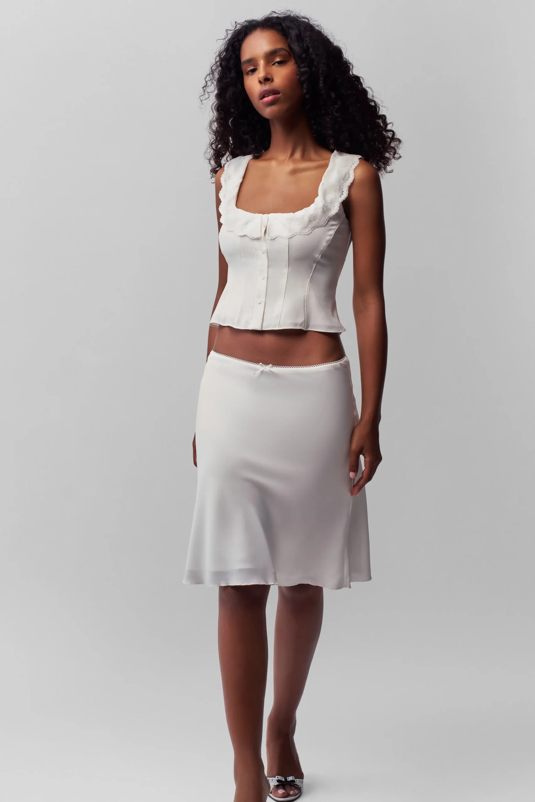 GUIZIO Paloma Skirt- Midi Skirts|Skirts