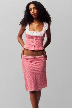 GUIZIO Paloma Skirt- Midi Skirts|Skirts