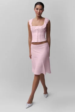 GUIZIO Paloma Skirt- Midi Skirts|Skirts