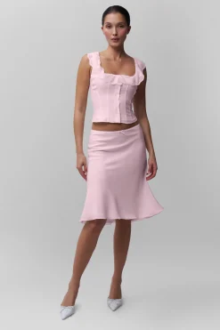 GUIZIO Paloma Skirt- Midi Skirts|Skirts