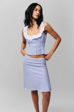 GUIZIO Paloma Skirt- Midi Skirts|Skirts