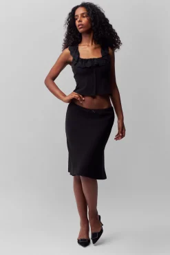 GUIZIO Paloma Skirt- Midi Skirts|Skirts