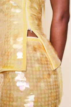 GUIZIO Paradise Top- Halter Tops|Sleeveless Tops