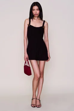 GUIZIO Penelope Plisse Dress- Mini Dresses|Dresses