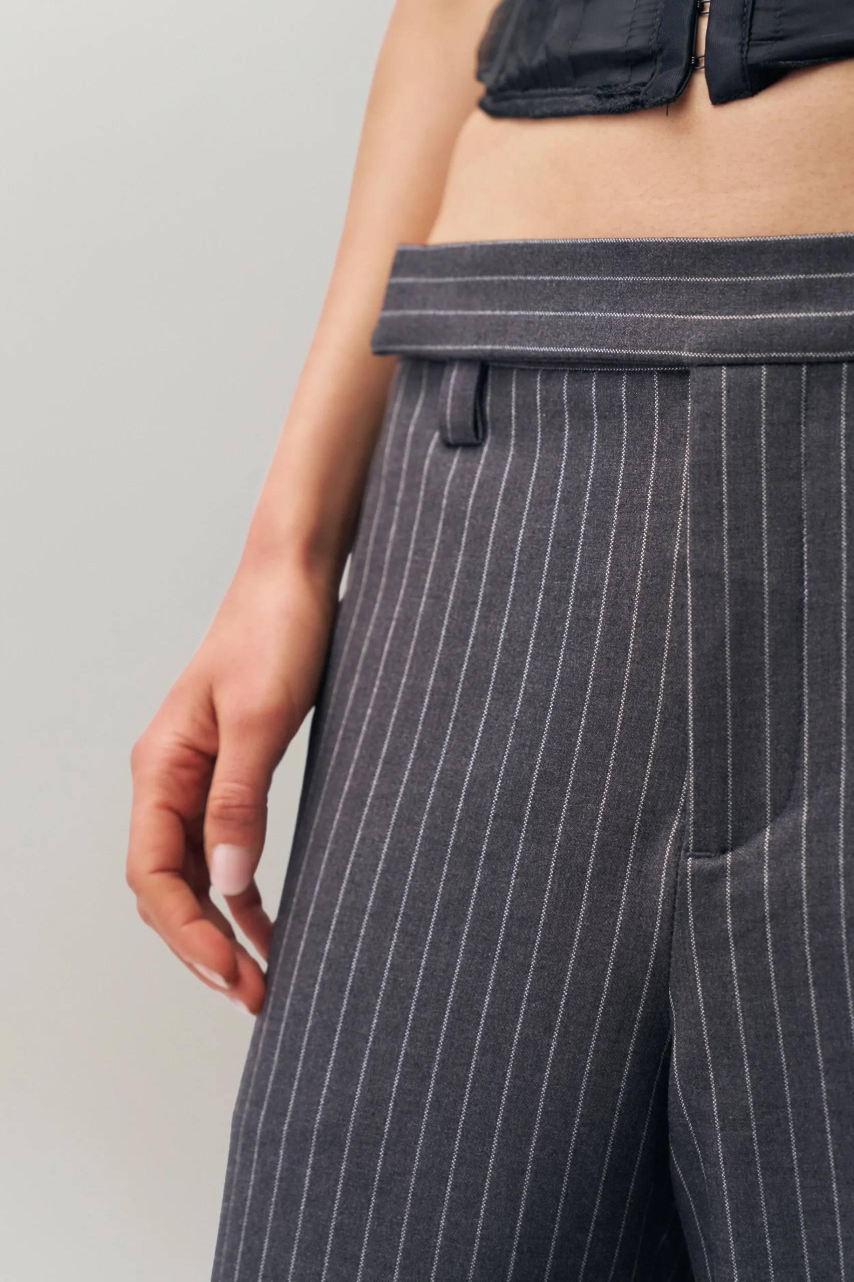 GUIZIO Raina Pinstripe Pant- Pants