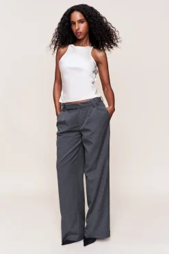 GUIZIO Regine Cowl Neck Top- Sleeveless Tops|Tops