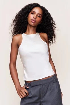 GUIZIO Regine Cowl Neck Top- Sleeveless Tops|Tops