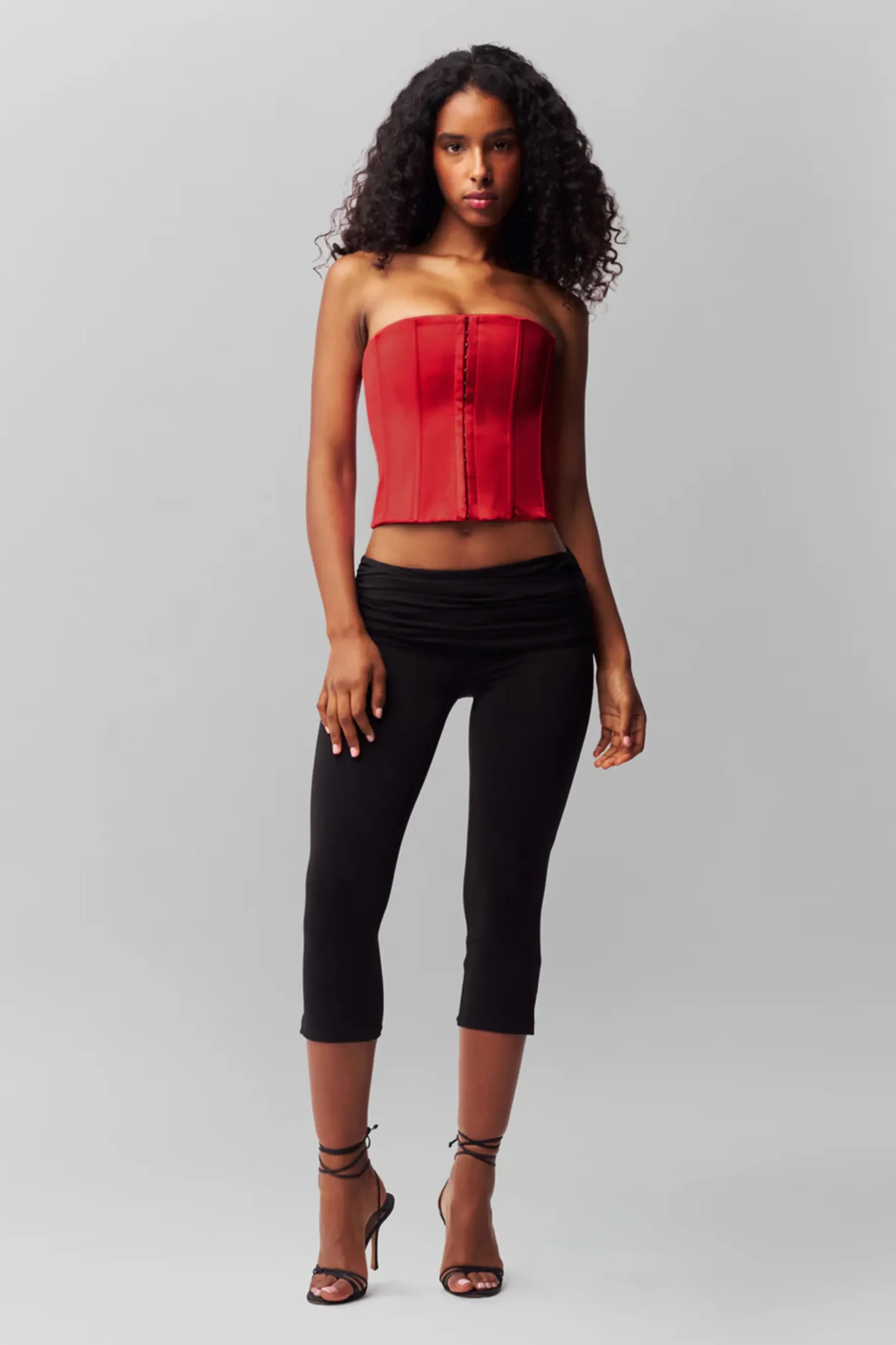 GUIZIO Satin Corset- Corsets|Corsets