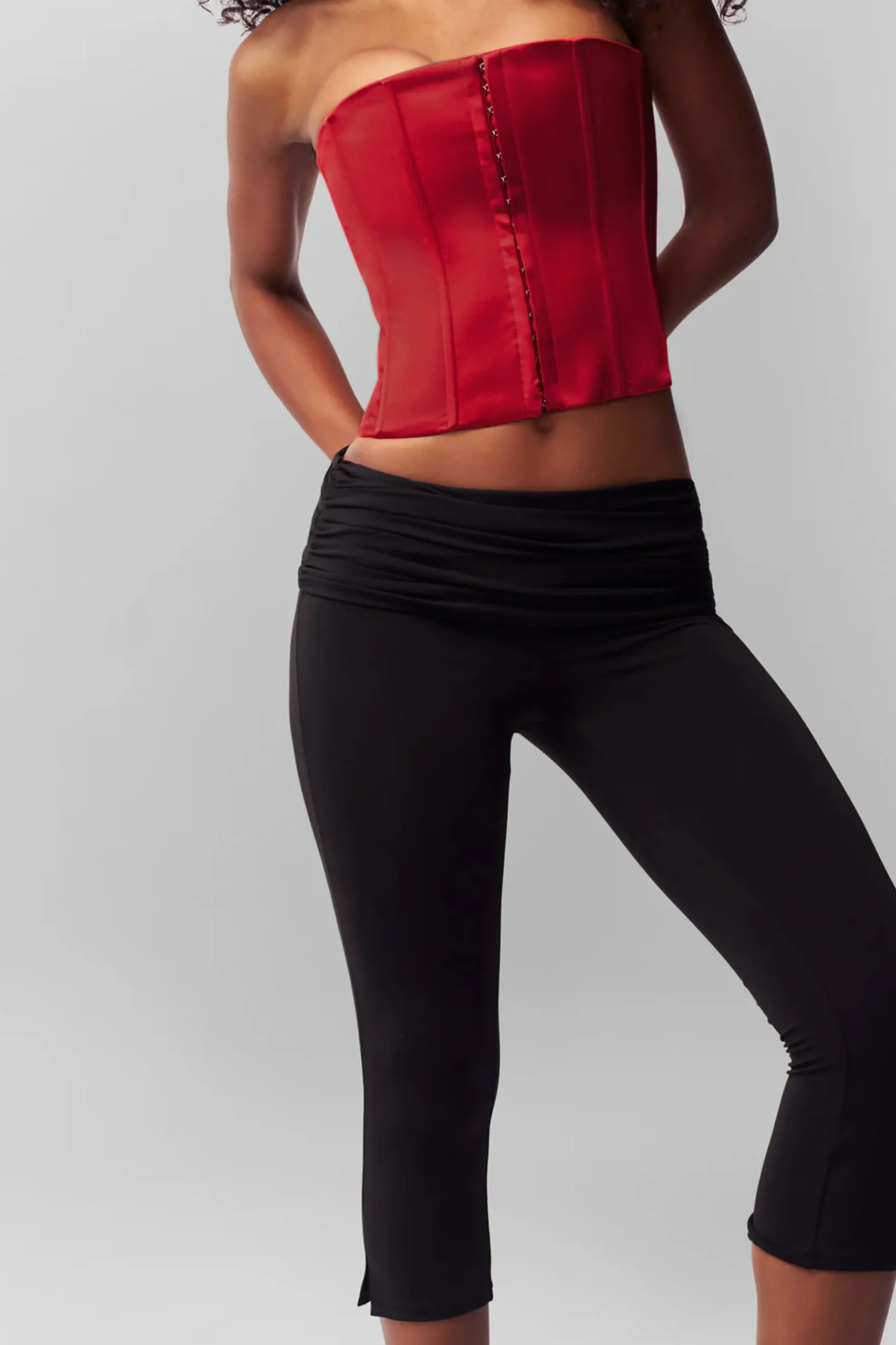GUIZIO Satin Corset- Corsets|Corsets