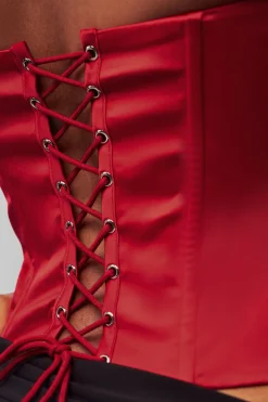 GUIZIO Satin Corset- Corsets|Corsets