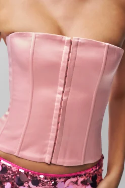 GUIZIO Satin Corset- Corsets|Corsets