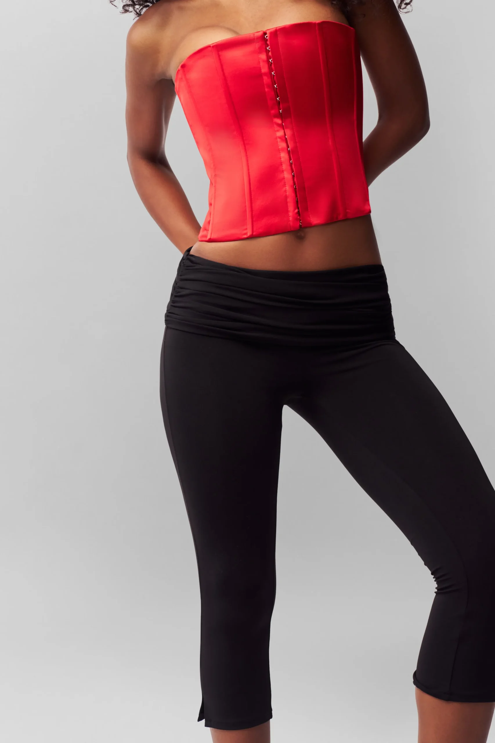 GUIZIO Satin Corset- Corsets|Corsets