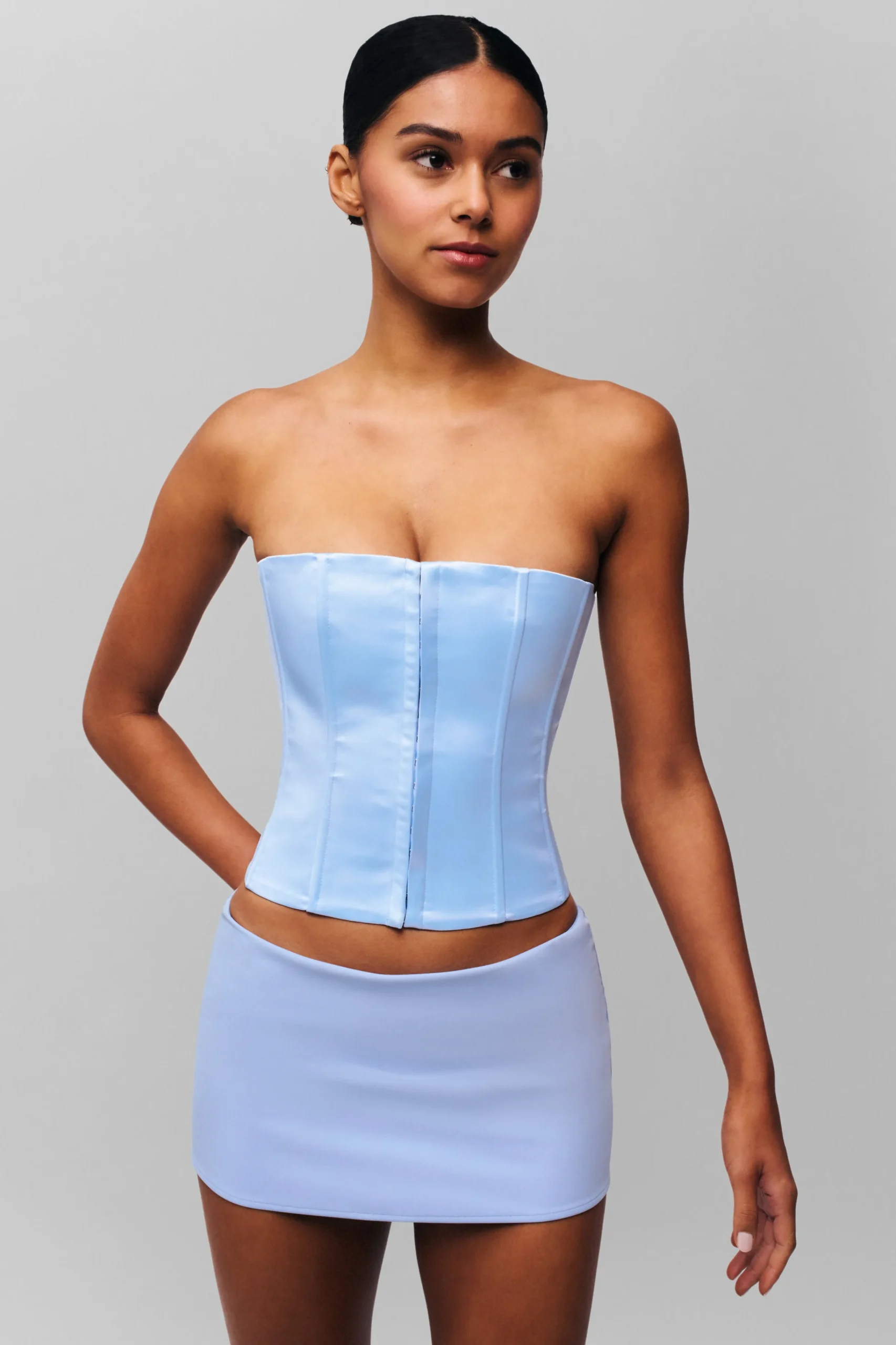 GUIZIO Satin Corset- Corsets|Corsets