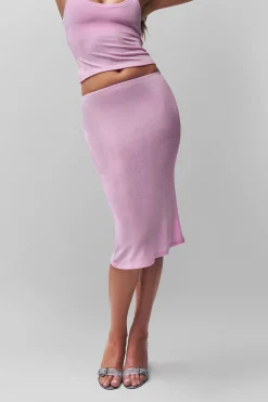 GUIZIO Selene Midi Skirt- Midi Skirts|Skirts