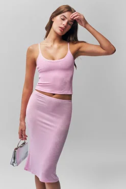 GUIZIO Selene Midi Skirt- Midi Skirts|Skirts