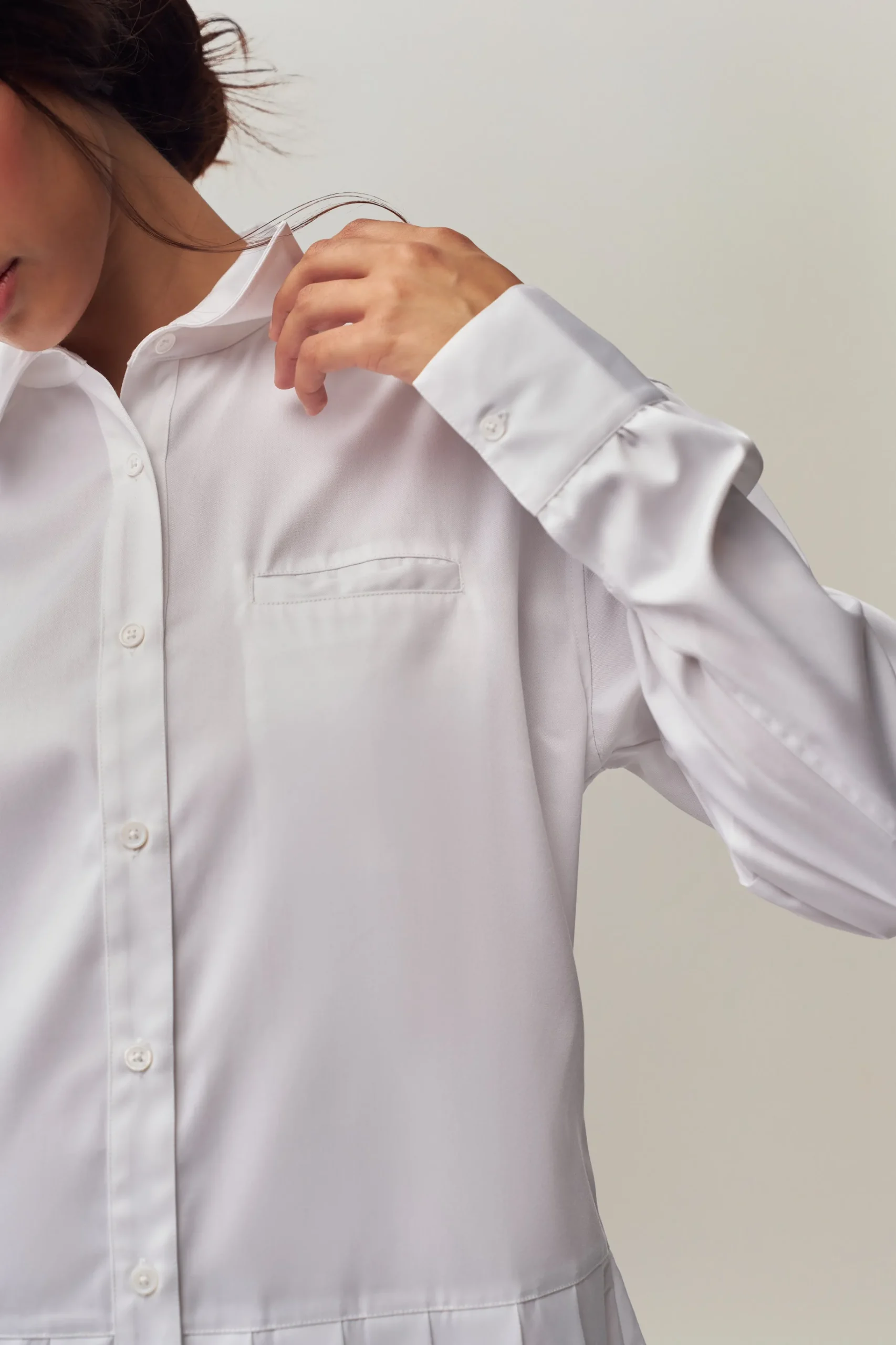 GUIZIO Sennae Shirt Dress- Mini Dresses|Dresses
