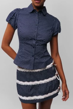 GUIZIO Simone Mini Skirt- Mini Skirts|Skirts