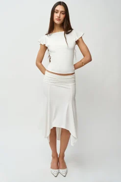 GUIZIO Soffiano Top- Short Sleeve Tops|Tops