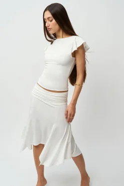 GUIZIO Soffiano Top- Short Sleeve Tops|Tops