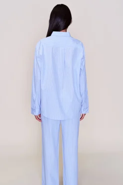 GUIZIO Stripe Lounge Pant- Pants