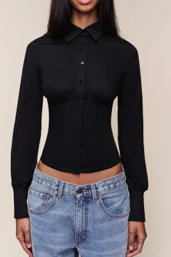 GUIZIO Tailored Corset Long Sleeve- Long Sleeve Tops|Corsets